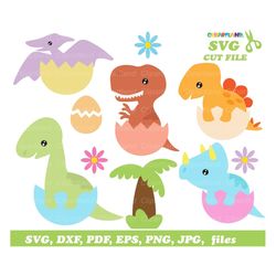 INSTANT Download. Dino baby svg cut file and clip art. Db_27. Personal and commercial use.
