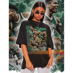 giannis antetokounmpo shirt, basketball shirt, classic 90s graphic tee, unisex, vintage bootleg, gift, retro