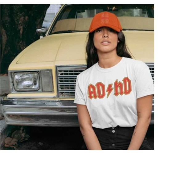 Adhd ACDC font for sublimation PNG digital download - Inspire Uplift