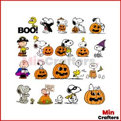 Vintage Horror Snoopy PeaNuts Halloween SVG Bundle