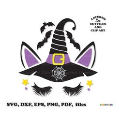 INSTANT Download.  Halloween unicorn. Svg cut files. Chu_7. Personal and commercial use.