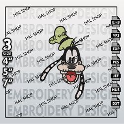 Halloween Machine Embroidery Pattern, Goofy Disneyland Halloween Embroidery files, Disney Halloween Embroidery Designs