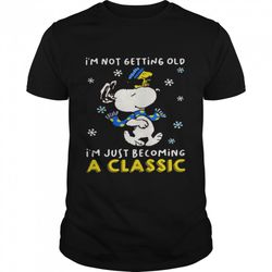 im not getting old im just becoming a classic snoopy vs woodstock shirt