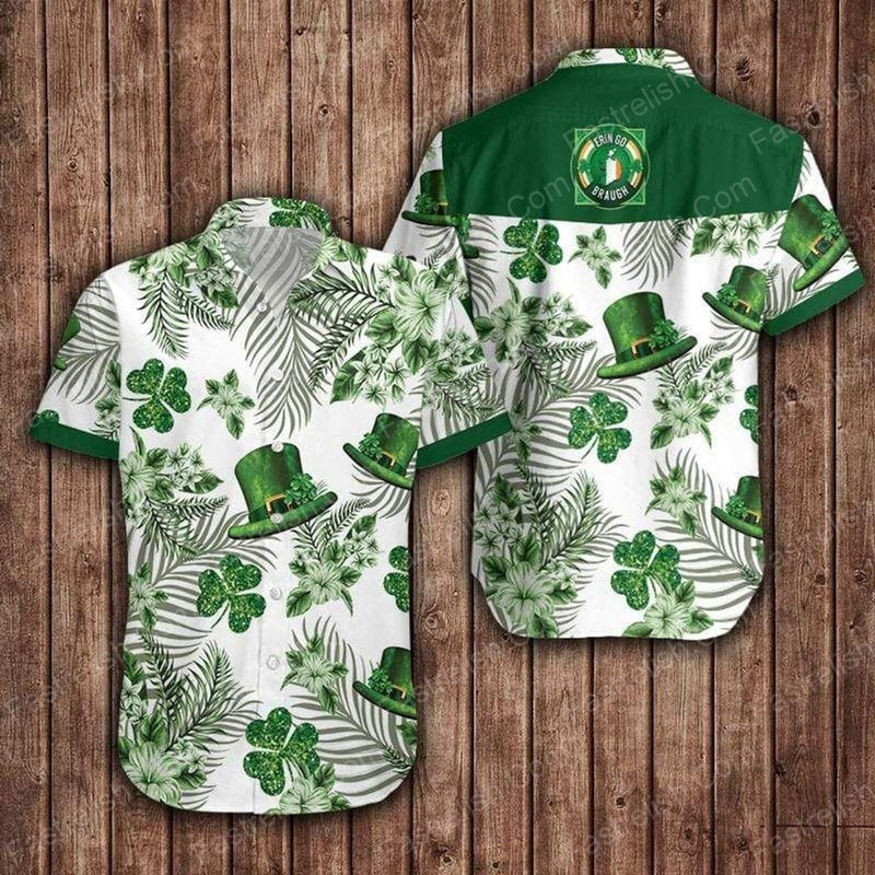 Hawaiian Irish St Patrick’S Day Green Hat And Shamrock 2302L Hawaiian Shirt.jpg