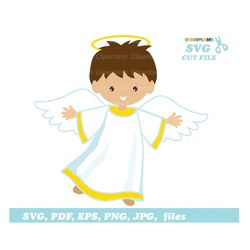 instant download. angel svg cut file. ca_1. personal and commercial use.