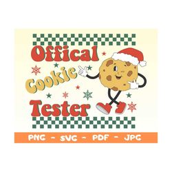 official cookie tester svg,christmas svg,merry christmas svg,gingerbread svg,santa svg,funny christmas svg,christmas sh