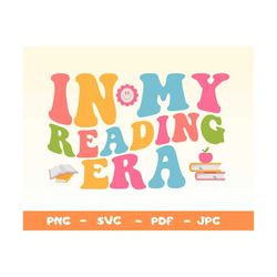 in my reading era png,svg,in my era png,reading png,gift for book lover,book png,reading era svg,in my era svg,bookish p
