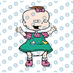 lil deville rugrats svg, png, dxf, cricut, silhouette cut file, instant download