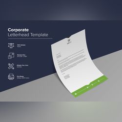 professional letterhead design template 25