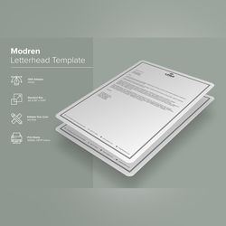 elegant letterhead design template 32