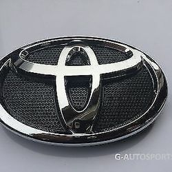 Toyota Corolla Hood Grill Black Chrome Grille Car Emblem