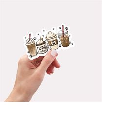 dog mom coffee sticker, retro dog lover weatherproof sticker, vintage dog mom laptop sticker, dog sticker, retro water b