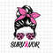 Survivor Breast Cancer Awareness Svg, Messy Bun Leopard Pink Svg, Messy Bun Pink Warrior Breast Cancer Awareness Svg, Messy Bun Pink - 1.jpg
