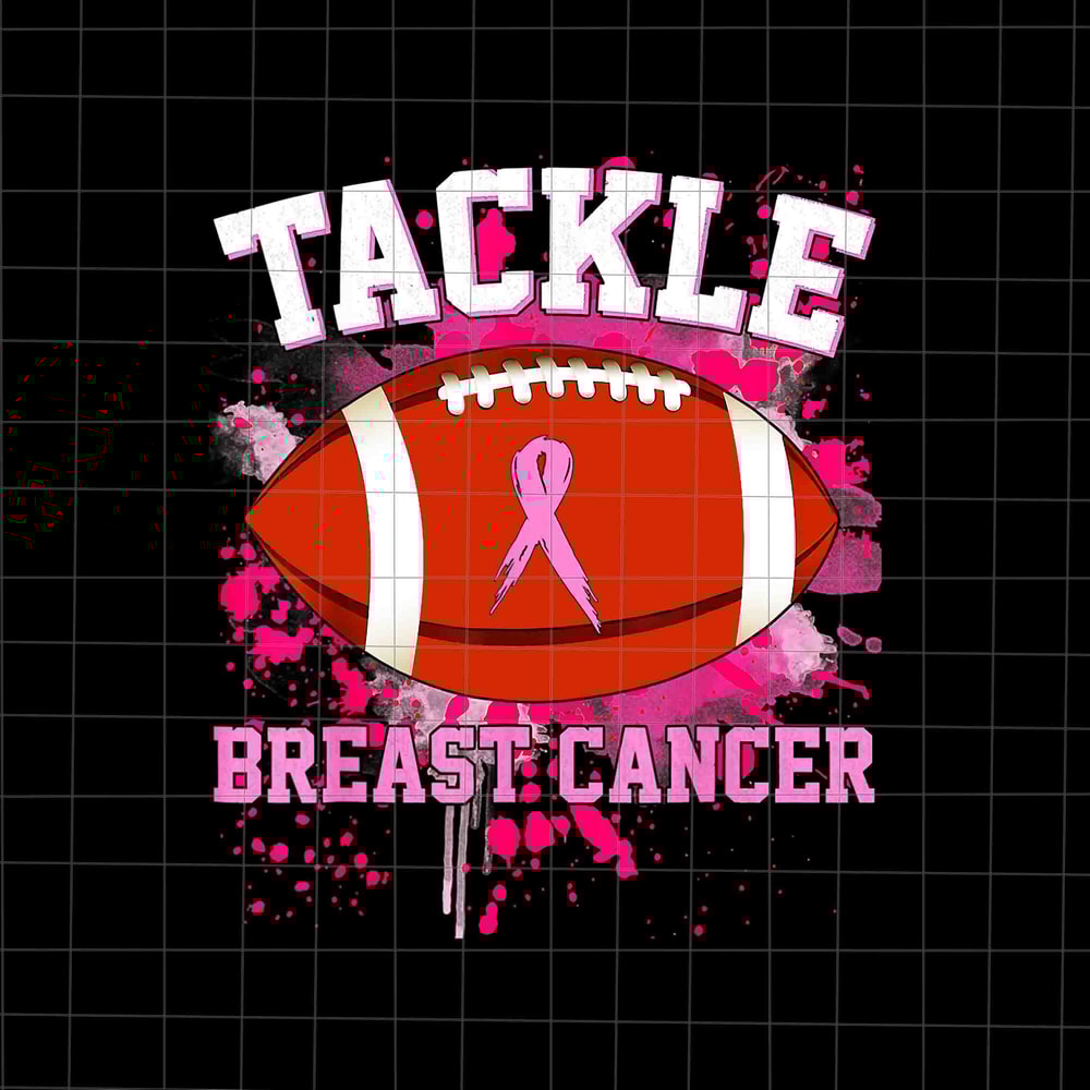 Tackle Breast Cancer Png, Football Pink Breast Cancer Awareness Png, Football Breast Cancer Awareness Png, Football Ribbon Png - 1.jpg