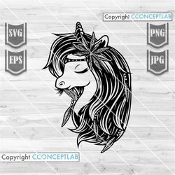 cannabis unicorn svg | 420 weed shirt png | rasta animal cutfile | marijuana leaf stencil | kush dxf | dope smoking join