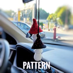 MUSHROOM crochet pattern, Halloween Amigurumi, Easy crochet Pattern, Do it yourself, Car hanging pattern, Fall halloween