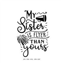 cheerleader svg, cheer shirt svg, spirit shirt, cheer cut files, proud family, cheer sister, biggest fan