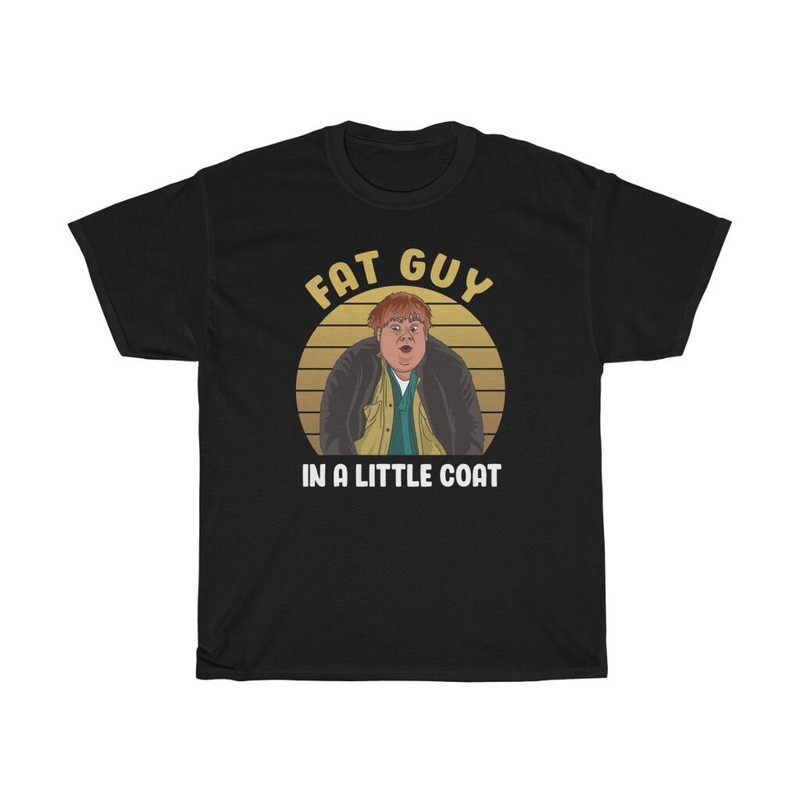 Fat Guy Rips Little Coat Funny T-Shirt.jpg