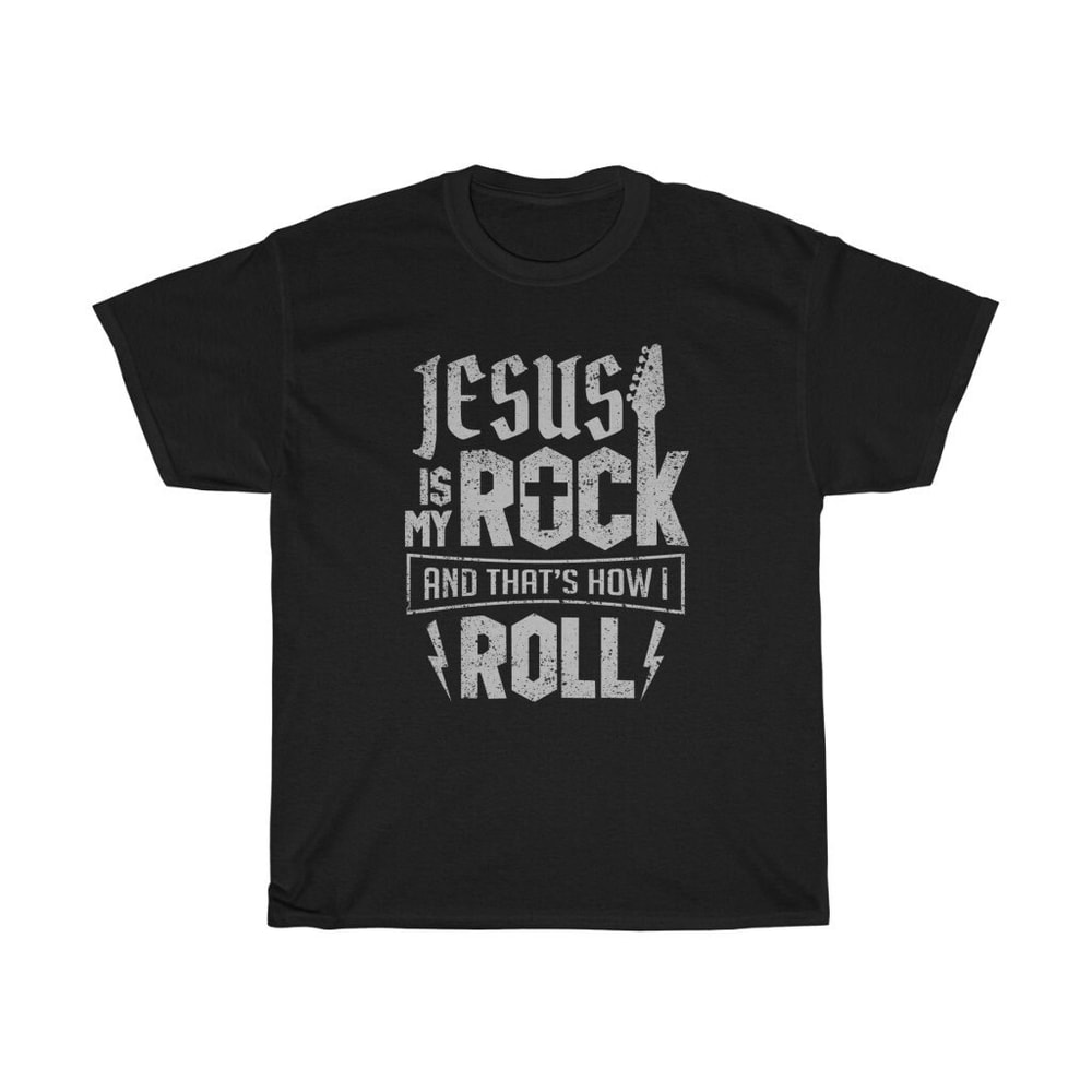 Jesus Is Our Rock Inspirational T-Shirt.jpg