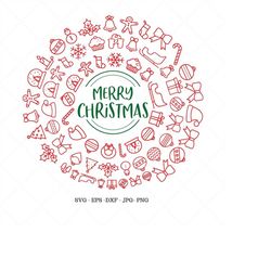 merry christmas svg, christmas doodle, christmas shirt, sayings svg, office party decor, christmas vector