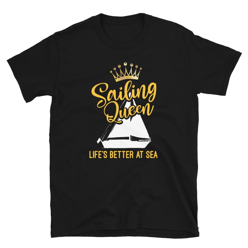 Sailing Boat Queen Of The Sea T-Shirt.jpg