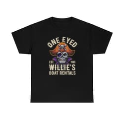one eyed pirate boat rentals iconic t-shirt