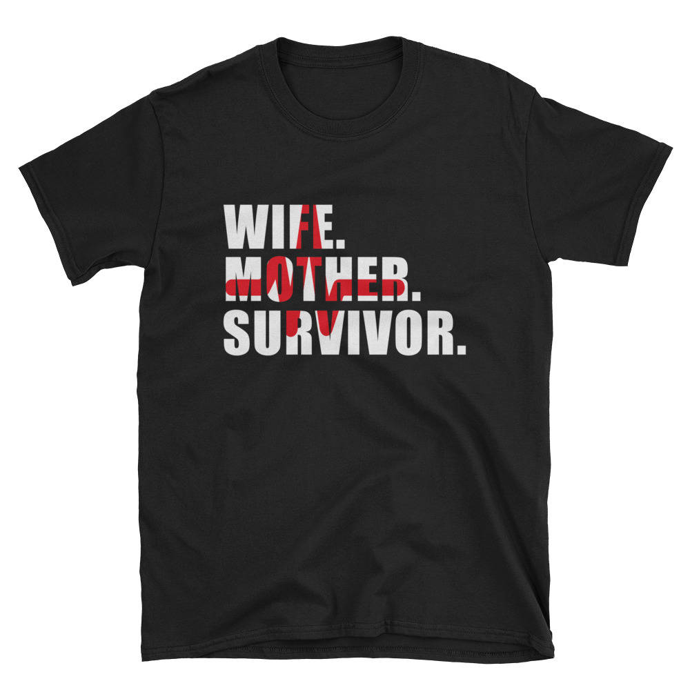 Wife Mother Survivor Life Victory Shirt Gift Tee.jpg