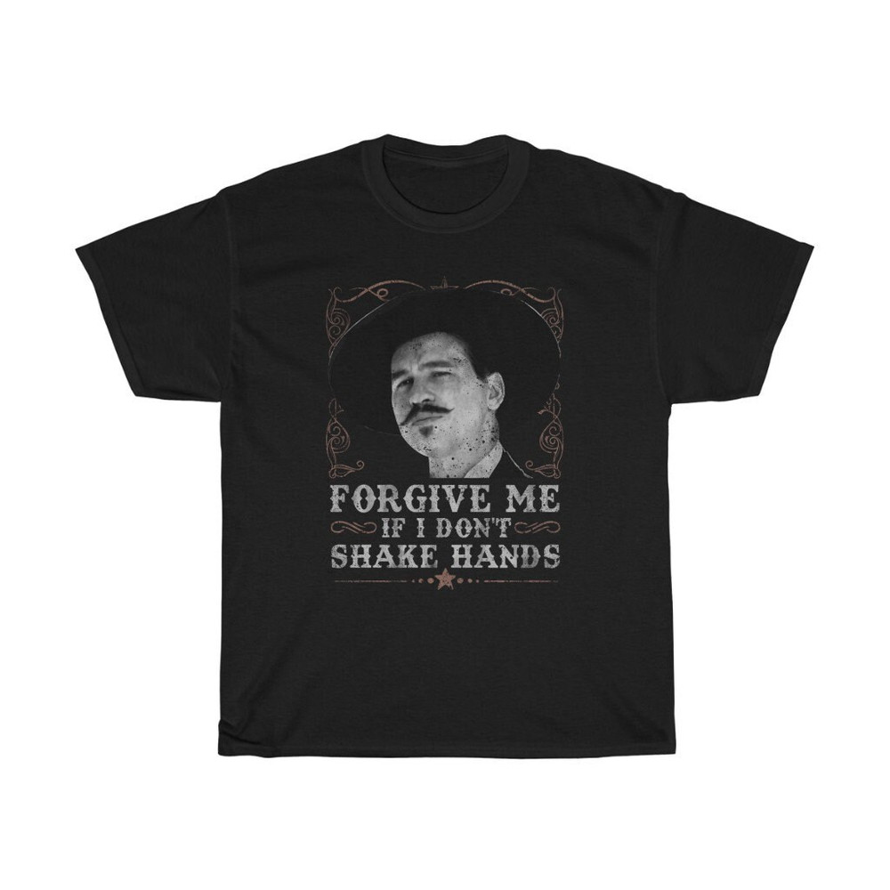 Forgive Me If I Don't Shake Your Hand Iconic T-Shirt.jpg