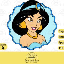 Jasmine Princess Svg, Aladdin Disneyland Ears Svg, Png Jasmine Clip art Files For Cricut jpg clipart ears, t shirt for C