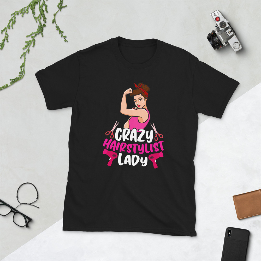 Cute Crazy Hairstylist Lady Funny Hair Salon Hair Stylist.jpg