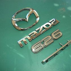 Mazda 626 Emblem Set In Metal