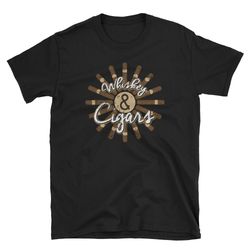 whiskey and cigars shirt cigar lover shirt cigar smoker gift