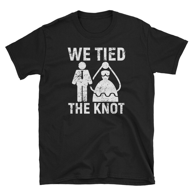 We Tied The KnotShirt Funny Bride Groom Shirt Getting Married.jpg