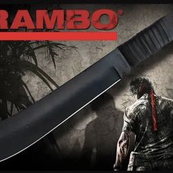 rambo last blood survival tactical machete hand made d2 steel hunting army knife