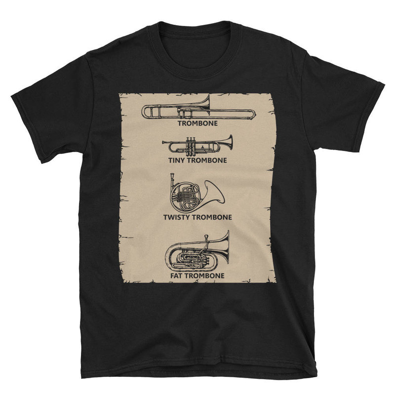 Funny Distressed Types of Trombone Tee Marching Band Gift.jpg