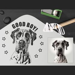Custom Portrait Stamp, Customized Pet Photo Seal, Special Stamp Logo, Inky Seals.