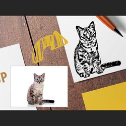 Custom Pet Stamp, Dog Stamp, Cat Stamp, Pet Face Stamp, Customized, Personalized, Gift for Pet Lover