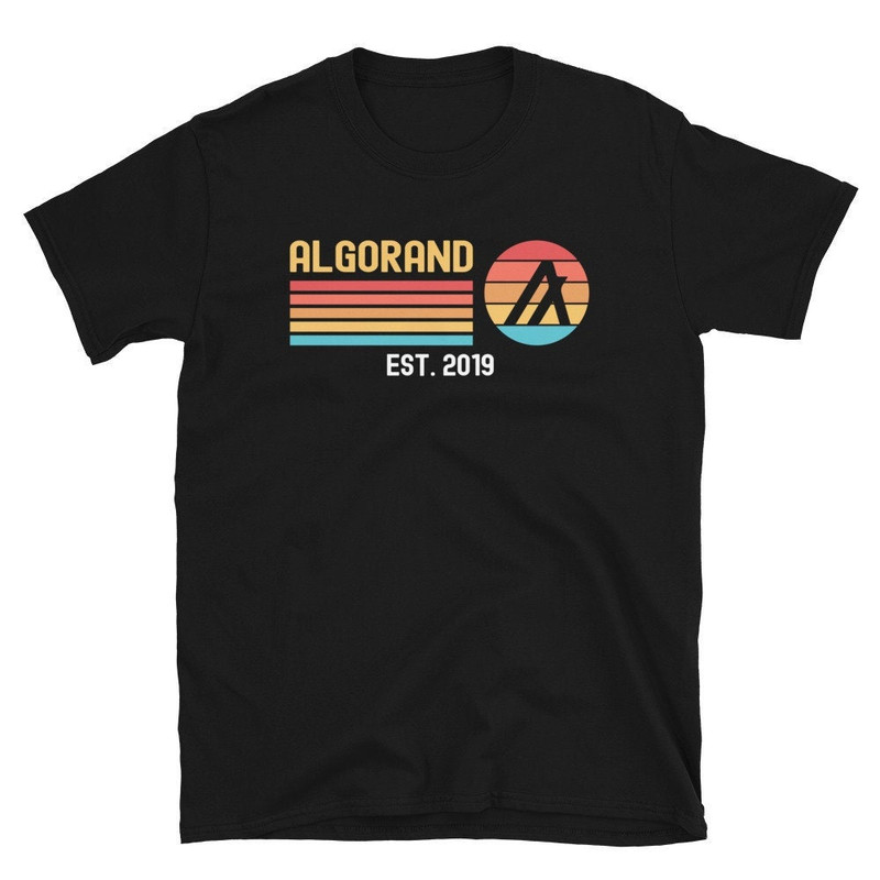 Algorand Crypto T-shirt, Vintage Sunset, Algorand Cryptocurrency Shirt, Crypto Lover Gift,.jpg