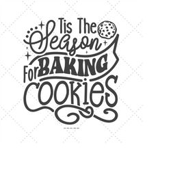 tis the season to bake cookies svg, pot holder svg, holiday clipart, cookies for santa, christmas pot holder