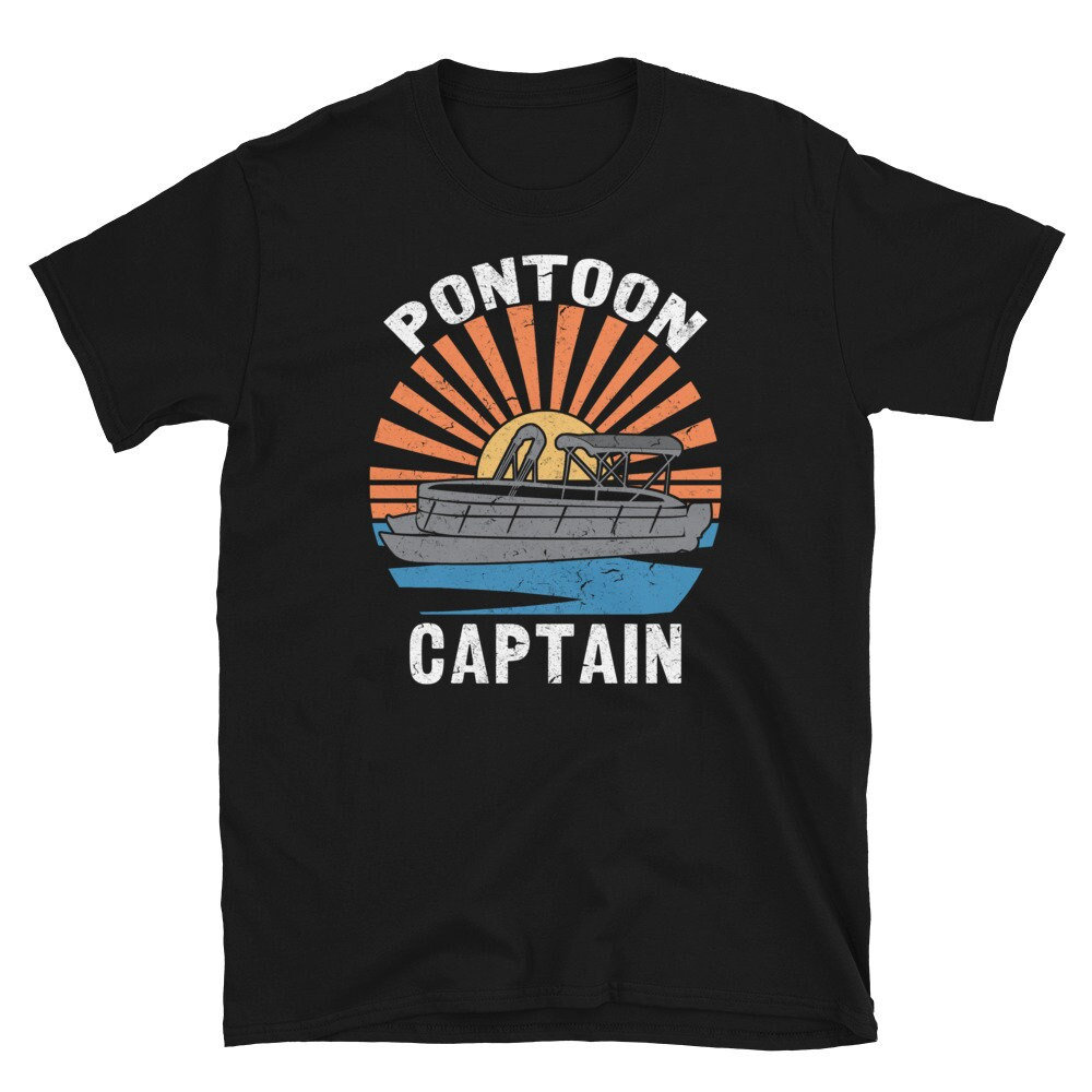 Pontoon Captain Shirt, Boating Gift for Dad, Pontoon Dad T Shirt, Mens Boating Shirt, Boat Captain Shirt, Pontoon Captain.jpg