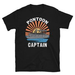 pontoon captain shirt, boating gift for dad, pontoon dad t shirt, mens boating shirt, boat captain shirt, pontoon captai