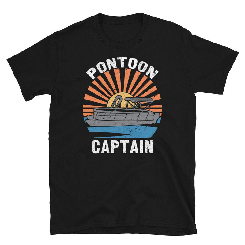 Pontoon Captain Shirt, Boating Gift for Dad, Pontoon Dad T Shirt, Mens Boating Shirt, Boat Captain Shirt, Pontoon Captain.jpg