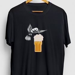 hummingbird beer hummingbird gift, funny bird lover shirt, funny bird tee, hummingbird hoodie  youth shirt  unisex t-shi