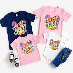 easter crew shirt, easter kids shirt, easter bunny crew tee, easter squad t-shirt