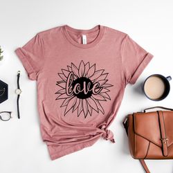 love shirt, christian love sweatshirt, love flower sweater, religious tee, cute christian t-shirt, cute woman hoodie