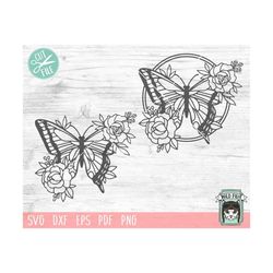 butterfly svg cut file, butterflies flowers svg cut file, butterfly floral svg cut file, butterfly flowers clipart, butt