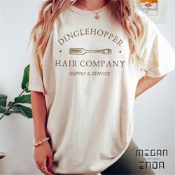 vintage dinglehopper hair company comfort colors shirt, little mermaid inspired shirt, ariel shirt, disney princess shir