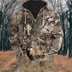 Deer Hunting For Men And Women Give 3D Hoodie Zip Hoodie Y97
