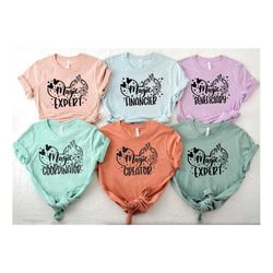 disney magic t-shirt, magic disney castle shirt, magic kingdom family shirt, disneyworld shirt, disney shirts for family