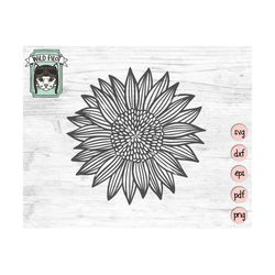 sunflower svg, sunflower svg file, sunflowers cut file, flower svg, flowers svg file, floral svg, flowers clip art